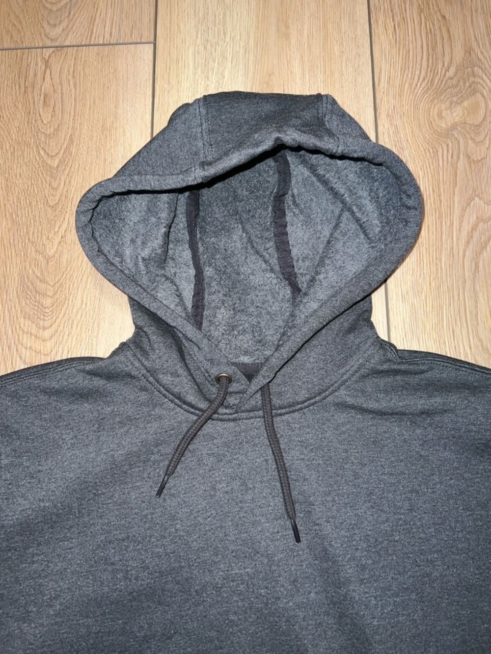 Carhartt Men’s Charcoal Hoodie with Neon Sleeve Logo - Picture 10 of 16